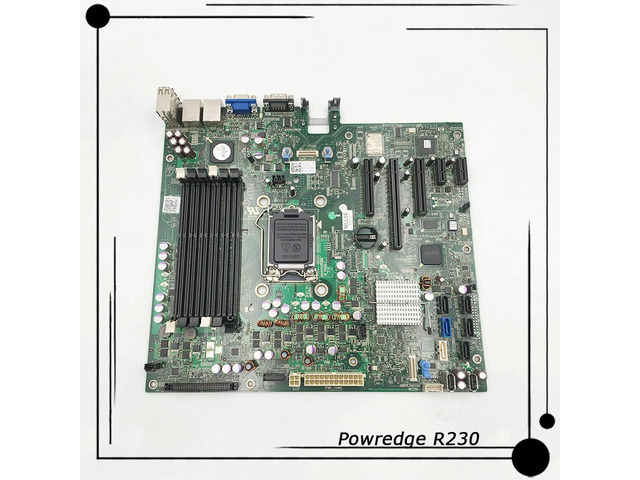 Stable Performance XN8Y6 FRVYO 0XN8Y6 0FRVYO Server Motherboard Powredge R230 C236 DDR4 Test