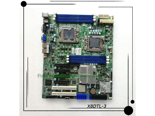X8DTL-3 For Dual 1366-pin LGA Sockets Server Workstation Motherboard Onboard 8-port SAS Supports Independent Display