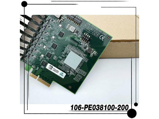 Industrial Vision Camera Card USB3.0 Card PCIE U381 8-port USB Acquisition Card 106-PE038100-200