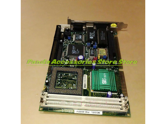 Hot Sale Bulk Package PIA-653DV Industrial Control Motherboard 586 Half Length Card Before Shipment Test