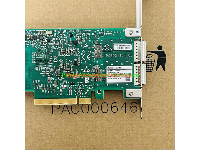 Stable Performance CX414A ConnectX-4 40/56GbE PCI-Ex8 Dual Port 10 Gigabit Fiber Optic Network Card InfiniBand NIC MCX414A-BCAT