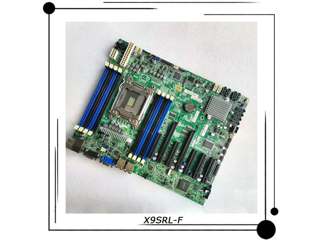 One-way Server ATX Motherboard LGA 2011 C602 E5-2600/1600 V2 DDR3 PCI-E 3.0 100% Tested Fast Ship X9SRL-F