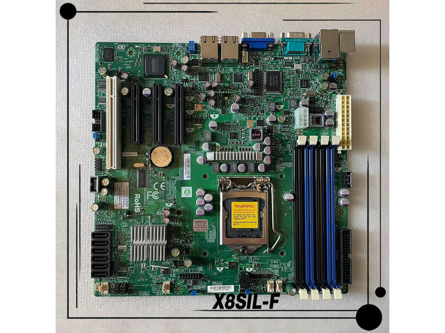X8SIL-F For microATX Single-way Server Motherboard 3400 Chipset LGA 1156 Socket Xeon X3400/L3400