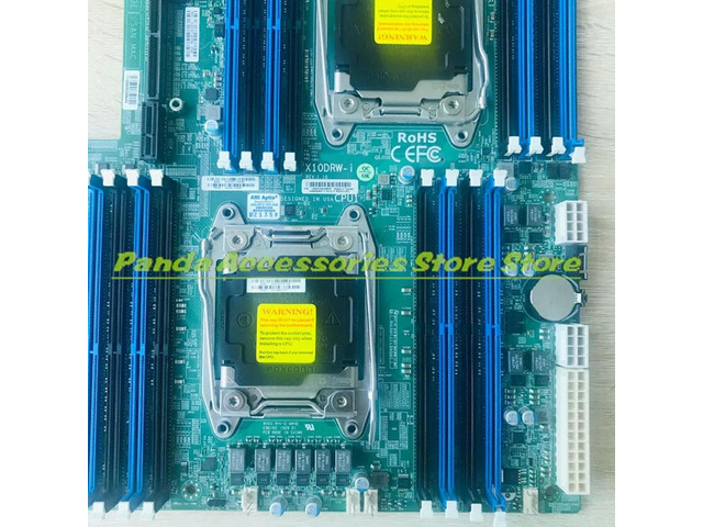 Job X10DRW-i Server Motherboard LGA 2011 C612 Support E5 2600 V3 V4 CPU PCI-E3.0 DDR4 100% Tested Fast Ship