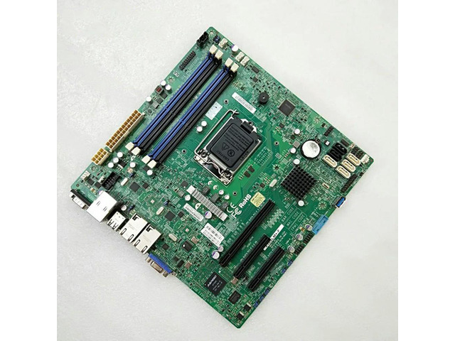 X10SLM+-F For Server microATX Motherboard 1150 C224 Support E3-1200 v3/v4 DDR3 PCI-E 3.0 100% Tested Fast Ship