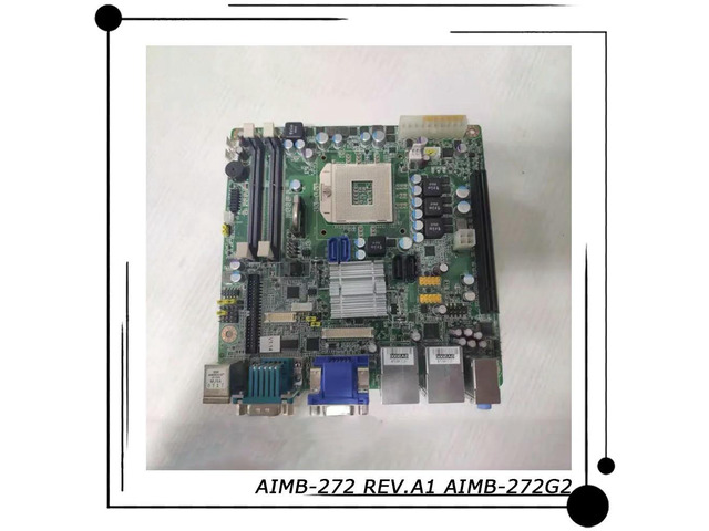 AIMB-272 REV. A1 AIMB-272G2 For Advantech Industrial Mini-ITX Motherboard Dual Nic Interfac Good