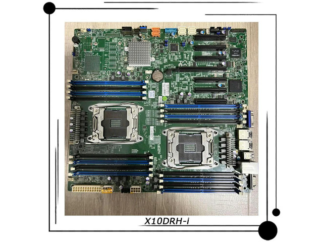 X10DRH-i For Two-way Server E-ATX Motherboard LGA 2011 Support C612 Xeon E5-2600 v3/v4 Family DDR4 Test