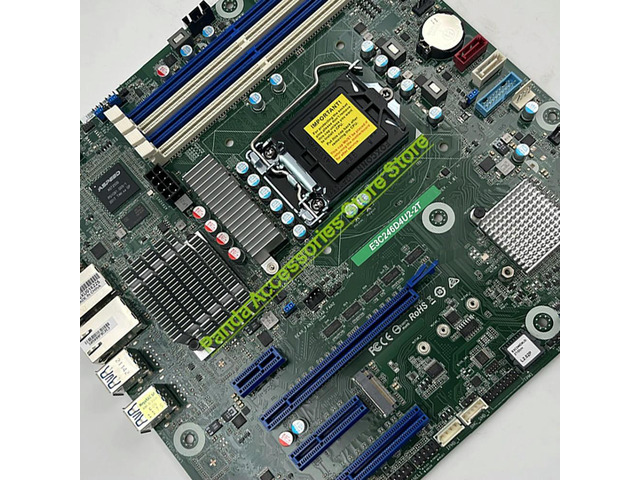 E3C246D4U2-2T Workstation Motherboard with Dual X550 10GbE Support E-2200 Network Card