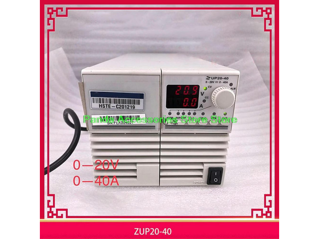 For TDK-Lambda ZUP20-40 0-20V 0-40A 0-10V 0-20A DC Stabilized Adjustable Power Supply Before Shipment Test