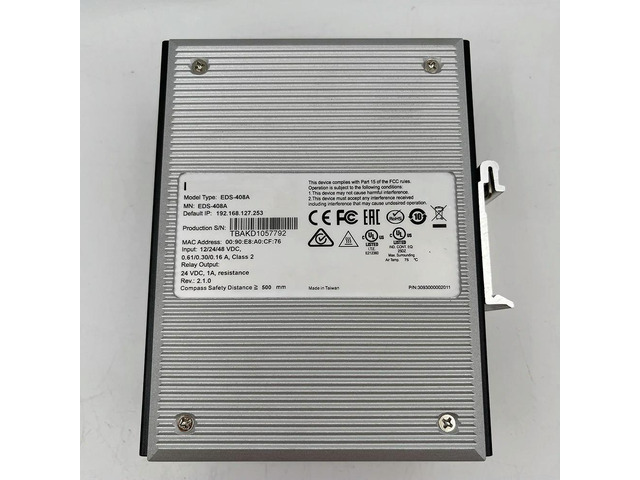 Managed Industrial Ethernet Switch EDS-408A