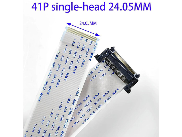 for FFC 41P Vbyone cable 41P 24.05MM wide AWM 20861 105C 60V VW-1 4K TV high definition