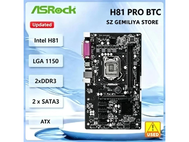 H81 Pro BTC Motherboard H81 LGA 1150 DDR3 16GB ATX HDMI Support I7-4770 I5-4670 I3-4170 I5-4570S I3-4370 I3-4330