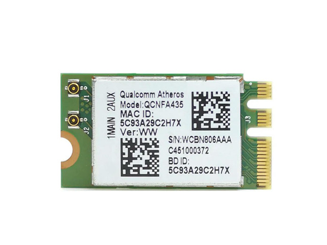 Adapter Card for Atheros QCA9377 QCNFA435 802.11AC 2.4G/5G NGFF CARD Bluetooth 4.1