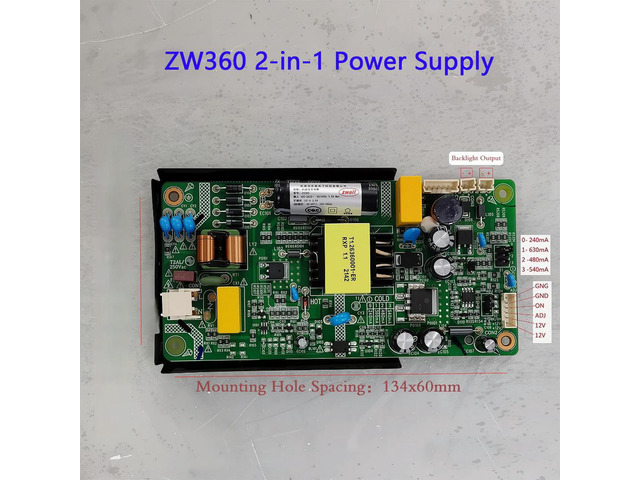 ZW360 2-in-1 power supply LED boost power supply 32-inch backlight power 26W advertising machine ER322S-D