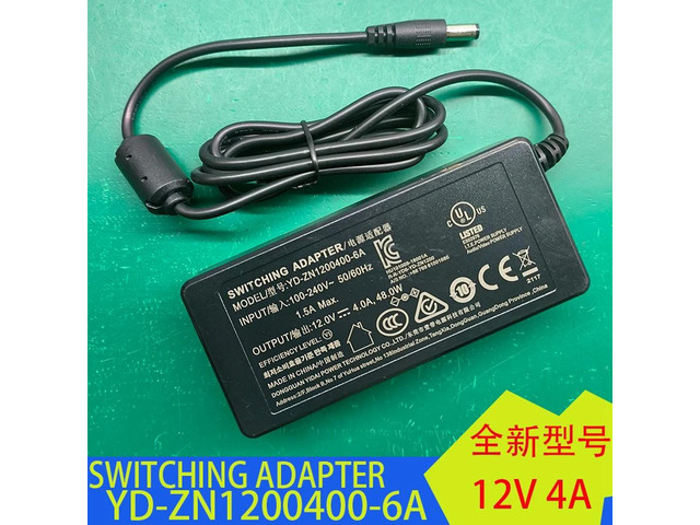 SWITCHING ADAPTER cash register power adapter YD-ZN1200400-6A food ordering machine 12V4A power panel 100-240V 48W