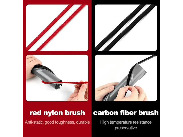 7Pcs Soft Plush Strip for V7 V8 V10 V11 Vacuum Cleaner Attachments Roller Brush Replacement Parts(Non-)