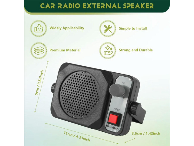 -650 Mini External Speaker ts650 For Ham Radio CB Hf Car Walkie Talkie