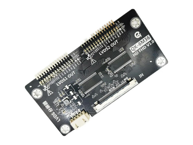 LVDS signal distributor QK-6M36 one-to-two dual-screen simultaneous display splitter adapter commercial display advertising mach