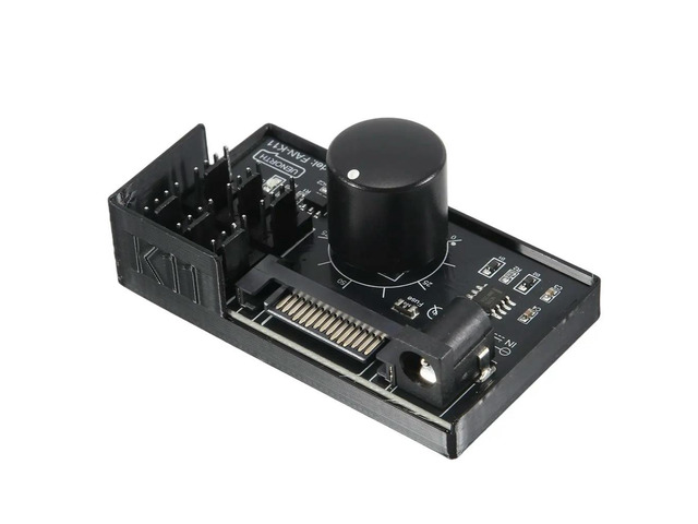 PWM Fan Speed Controller High Power Sata DC Power 4Pin Fan Governor NAS Server Fan Speed Control PWM Speed Regulation