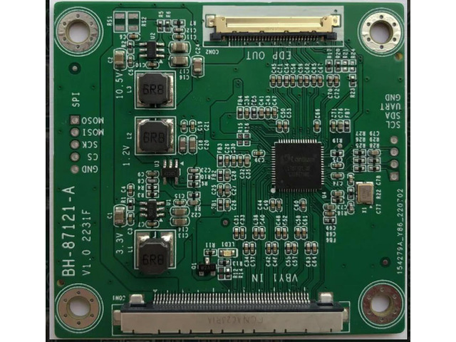 4K adapter BH-87121-A 51pinV-By-One to 30pin eDP 4k to EDP 8 Lanes V-by-one 4K*2K 60Hz to 4 Lanes eDP adapter motherboard