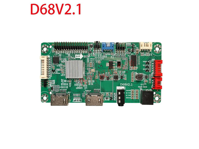 D68V2.1 Military Wide Temperature Driving Board Dual HDMI Input to LVDS Output Drive-Free