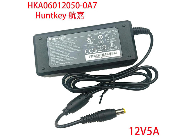 For Hangjia HKA06012050-7F 0A7 Power Adapter 12V5A All-in-One Display Industrial Adapter