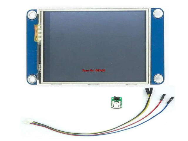 Nextion NX3224T024 2.4'' Full Color HMI ligent LCD Resistive Touch Display Module Easy To Operate For Basic Programmers