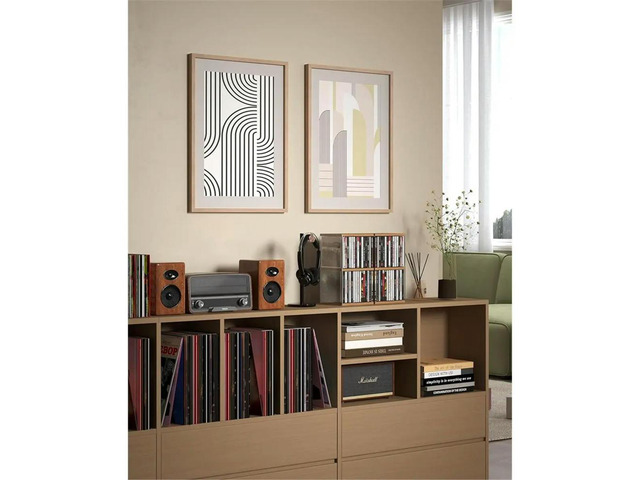 CD Holder Desk Rack, Cute Holds 30 CD Case, Cd Holder Stand, CD /Shelf/Tower/Stand Dollar, Fit for Theatre Room