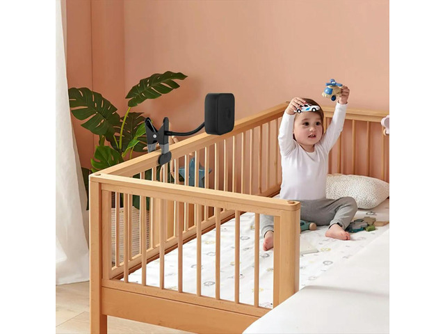 Flexible Clip Clamp Mount for Blink XT/XT2 Camera, Outdoor Mini Ideal Clip to Cribs, Shelves, and Furniture