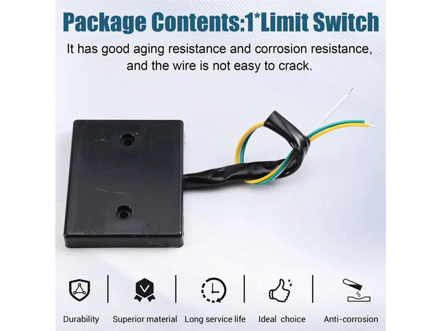 Sliding Door Motor Universal Travel Positioner Magnetic Limit Switch Normalopen (NO)