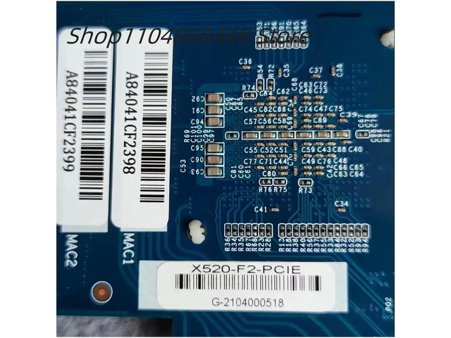10GB network card X520-F2-PCIE