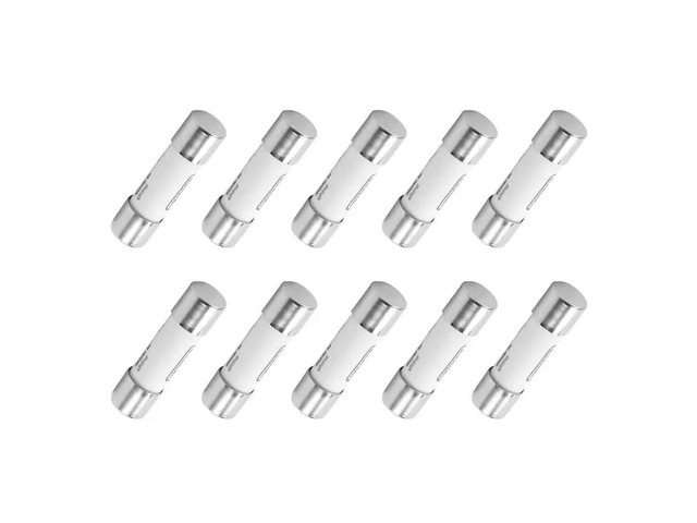 10 Pcs 1000 VDC Fuse Solar PV Explosion-proof Fuse Silver - 20A