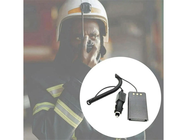 Car Charger Eliminator for Yaesu FT-25R FT-65R FT-25 FT-65 Radio Vehicle Power Adapter Replaces Pack