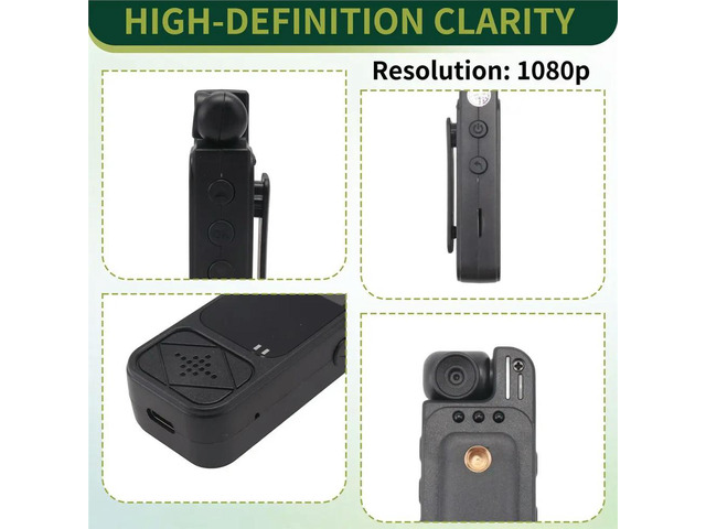 1080P HD Mini Camera Digital Video Recorder Body Camera with Infrared Night Vision Compact Sports DV Camcorder