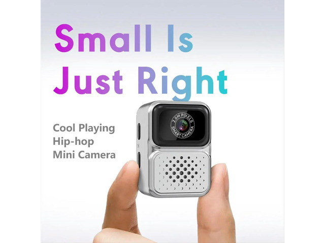 0.96 Inch Retro Mini Sports Camera with Screen Home Outdoor Thumb Cam Small Video Recorder for Kids Gift White