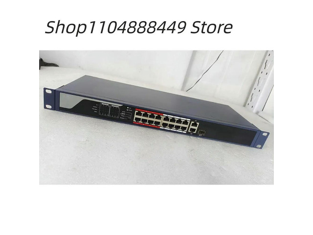 DS-3E0318P-E(C) 16 ports with 100M poe power supply +2 ports with Gigabit power supply.