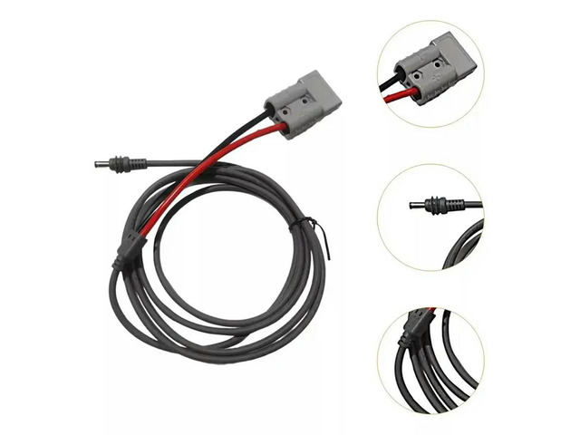 For Starlink Mini Connetor Plug to for Anderson Plug 50A 600V DC Power Cable Waterproof Extension Cable 18AWG 5 Meter