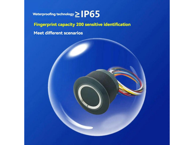 R503 RGB Ring Indicator Fingerprint Module Capacitive Fingerprint Module Sensor IP65 Waterproof