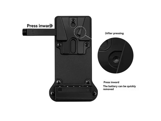 V-Mount Buckle to NP-F550/F970 Dummy for Monitor LED Video Transmission V-Shaped Power Supply Mounting Plate