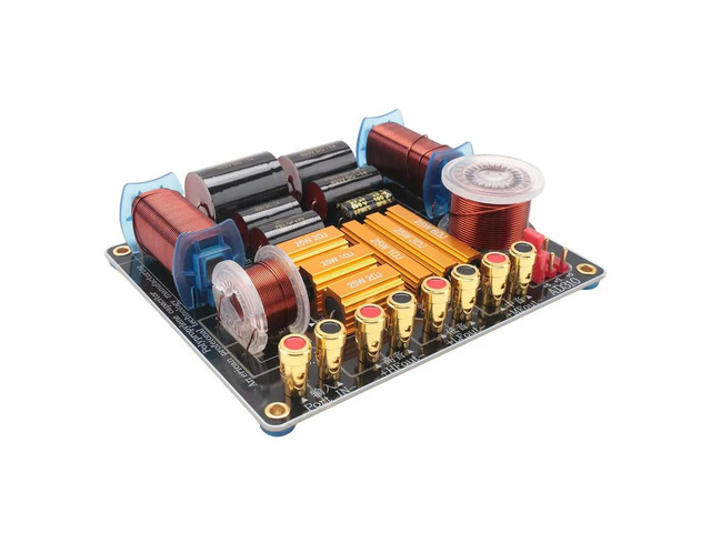 Three-Way 450W Professional Speaker High Power Splitter 750Hz/5000Hz Stage Home Theater 3-Unit Audio Crossover Filter