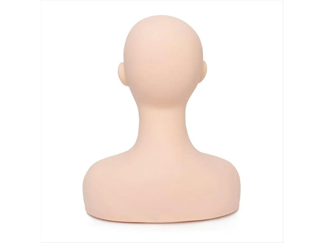Big Half Body Soft Silicone Cosmetology Mannequin Heads for Makeup Grafting Eyebrow Design Massage Practice Face Model