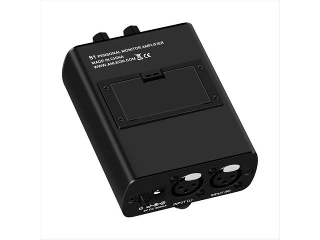 S1 Monitor Personal Headphone Amplifier in Ear Amp IEM System Professional for Stage Performance-EU Plug