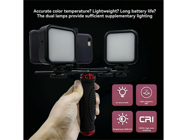 Dental Phone Photography Light Professional Lighting for Mobile Videos and Photos-Dentists' Camera with Wide-Angle Lens