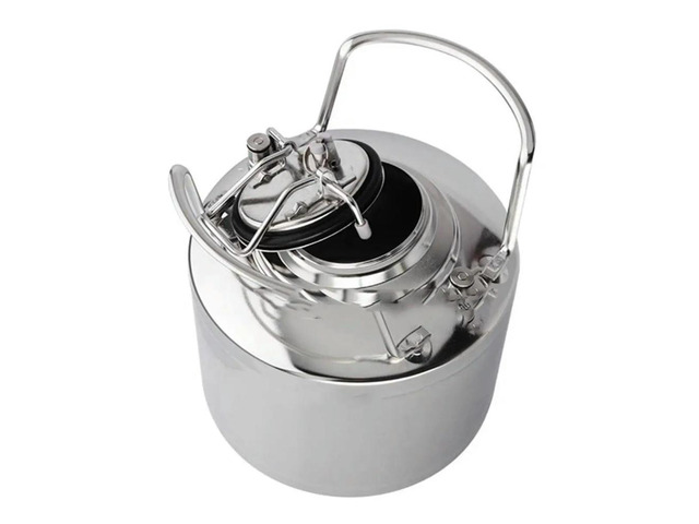 THANKYOU Homebrew Keg, Secondary Fermentation Vessel, 6L Stainless Steel Keg,PressureBarrel for Beer, Soda, Wine Making