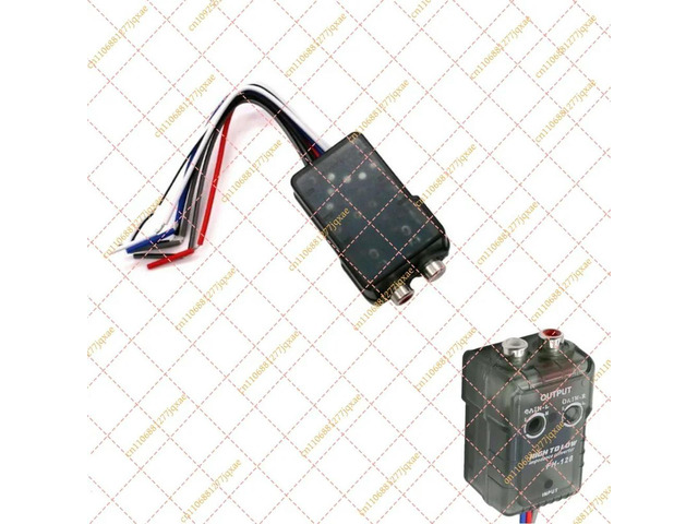 Car Audio High to Low Level Converter, Speaker Signal to RCA Subwoofer Adapter
