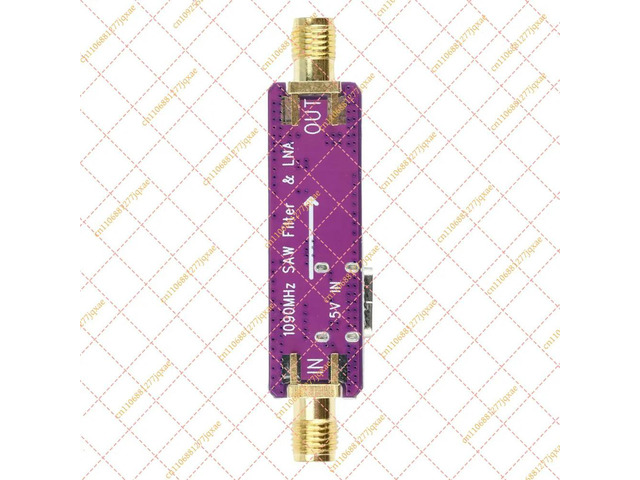 DC 5V 1090MHz ADS-B Active SAW Filter LNA Low Noise Amplifier Module Type-C Interface