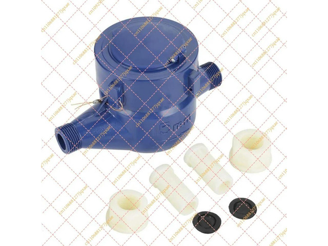 G5AB Water Meter Water Flow Meter 15mm 1/2 inch Cold Water Meter Compatible with Garden & Home use Wet Table Measuring Tool