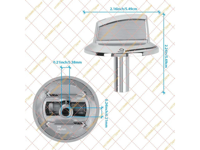 1 PCS Upgrade 5304525746 Long Stem Stove Knobs Replacement for Gas Stove Range Oven