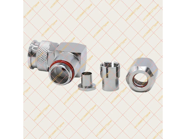 TNC Male Right Angle RF Connector Crimp/Solder Plug for 5D-FB / LMR300 Cable
