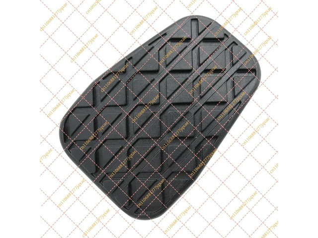 Replacement Clutch & Brake Pedal Pad, Anti-slip Rubber Pedal Cover for Vehicle
